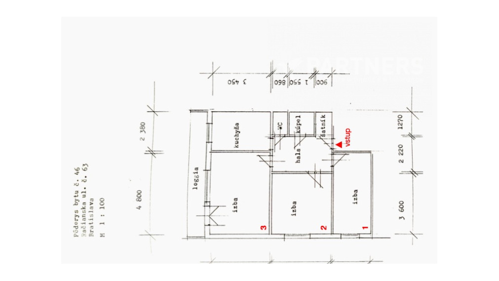 DOBRÁ CENA a TOP VÝHĽAD ! 3i BYT S BALKÓNOM, RAČIANSKÁ ul., BA III