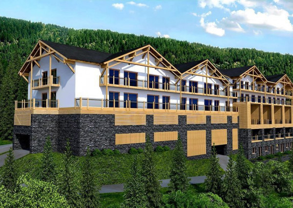 SKVELÁ INVESTIČNÁ PRÍLEŽITOSŤ ! APARTMÁNOVÝ HOTEL, OBEC TERCHOVÁ, PÁR METROV OD ZJAZDOVKY, az